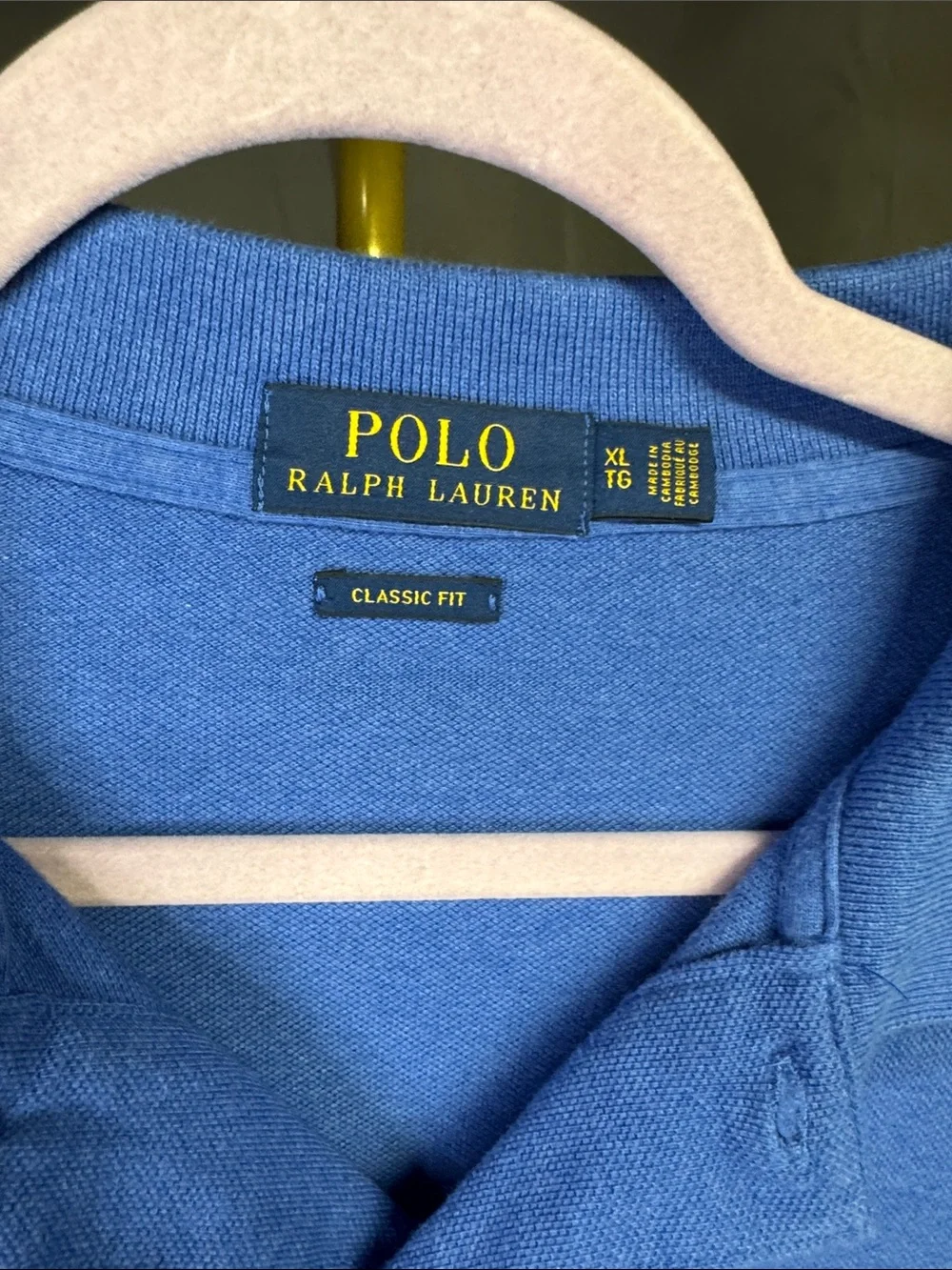 Ralph Lauren Royal Blue Polo with Red Pony Logo